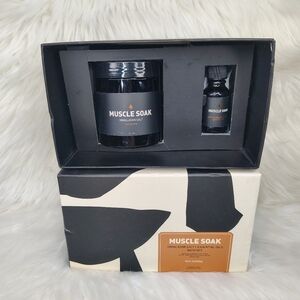 Muscle Soak Himalayan Salt + Essential Oil Muscle Relief Bath Set